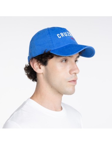 Jockey Curvo Azul Cruzados 2026