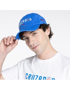 Jockey Curvo Azul Cruzados 2026