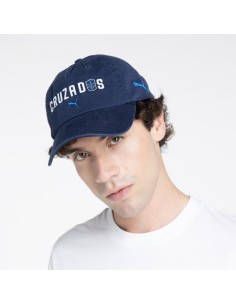 Jockey Curvo Azul Marino Cruzados 2026