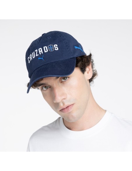 Jockey Curvo Azul Marino Cruzados 2026