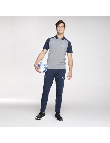 Polera Salida Manga Corta Gris con Azul Puma 2024