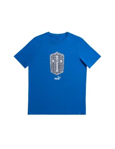 Polera Algodón Puma Celeste Niño 2025
