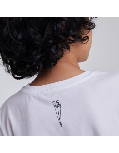 Polera Algodón PUMA White-Navy Niño 2025