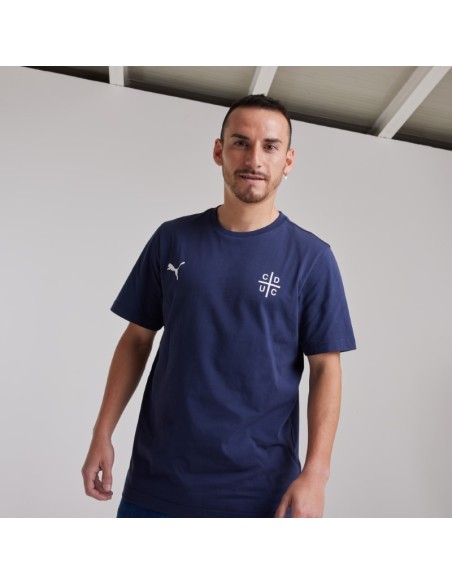 Polera Adulto de Algodón Azul Puma 2025 Polera Adulto de Algodón Azul Puma 2025