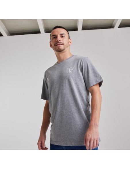 Polera Adulto de Algodón Gris 2025