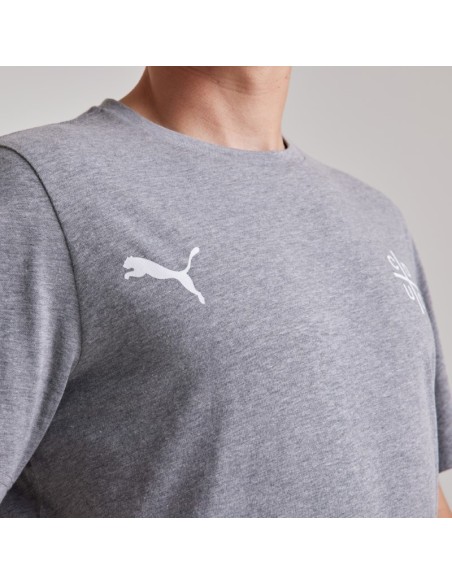 Polera Adulto de Algodón Gris 2025