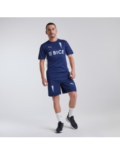 Polera Entrenamiento Blanca Azul 2025