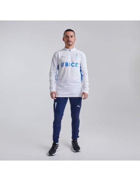 Polerón 1/4 Cierre Blanco Puma 2025