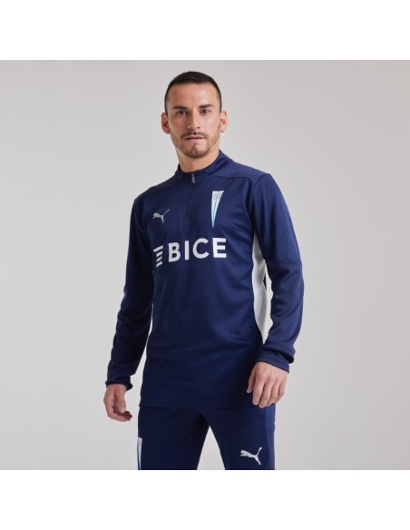 Polerón 1/4 Cierre Azul Puma 2025