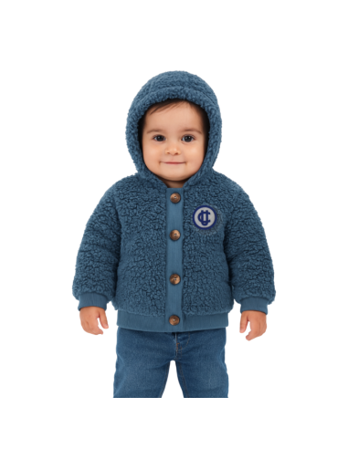 Polerón Sherpa Azul