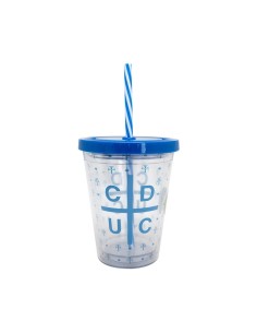 Vaso con Bombilla 12 Oz UC