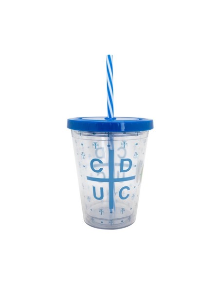 Vaso con Bombilla 12 Oz UC