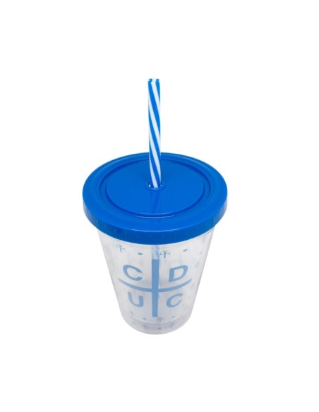 Vaso con Bombilla 12 Oz UC