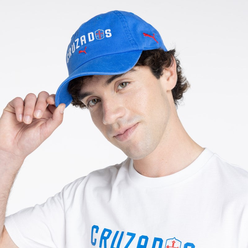 Jockey Curvo Azul Cruzados 2026