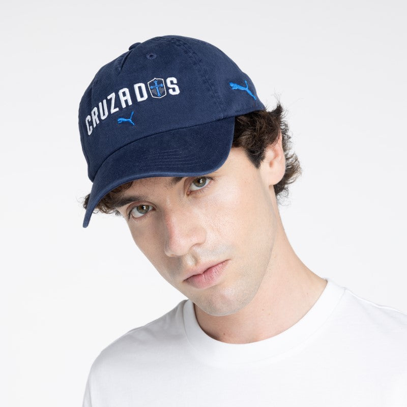 Jockey Curvo Azul Marino Cruzados 2026