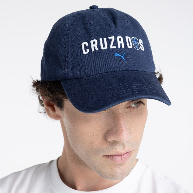 Jockey Curvo Azul Marino Cruzados 2026