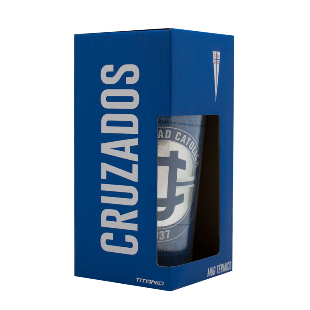 Mug Térmico Logo Plateado U. Católica