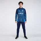 Polerón de entrenamiento Azul 1/4 Zip Top 2026