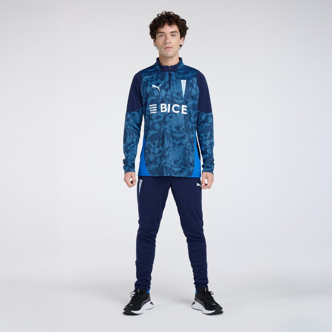 Polerón de entrenamiento Azul 1/4 Zip Top 2026