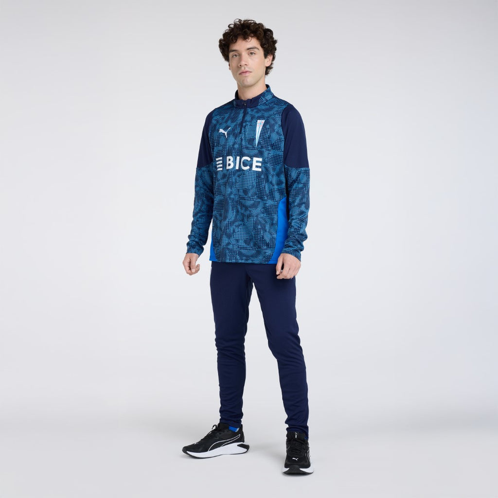 Polerón de entrenamiento Azul 1/4 Zip Top 2026