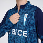 Polerón de entrenamiento Azul 1/4 Zip Top 2026