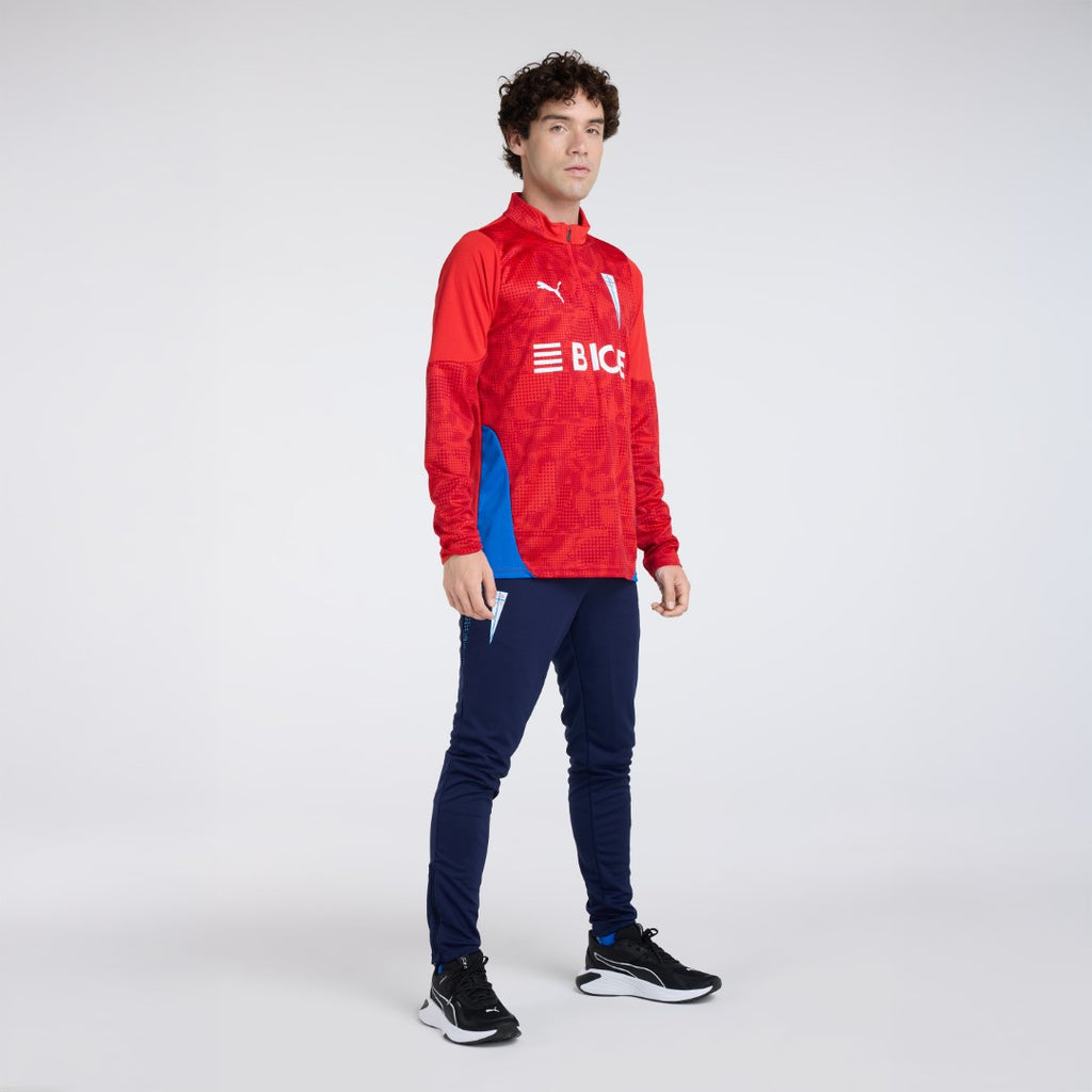 Polerón de entrenamiento Rojo 1/4 Zip Top 2026
