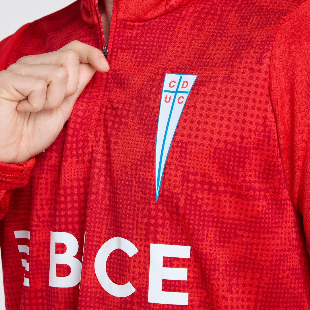 Polerón de entrenamiento Rojo 1/4 Zip Top 2026