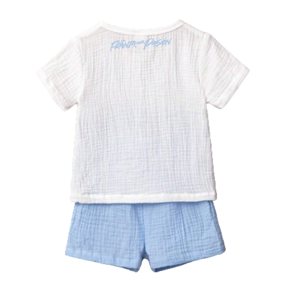 Conjunto short y camisa niño