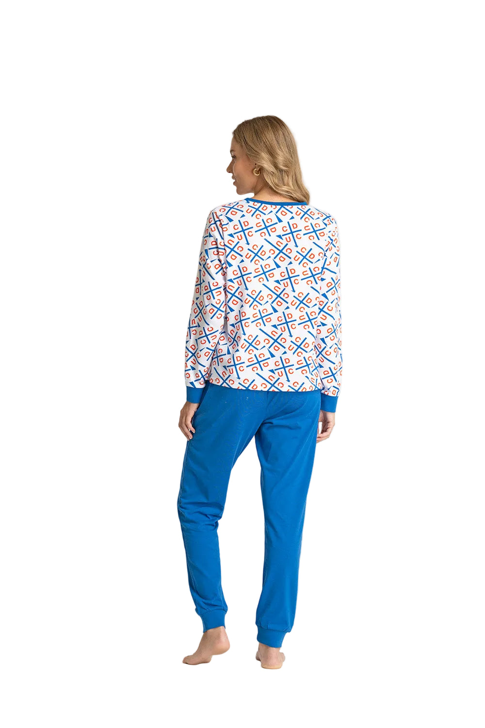 Pijama insignia CDUC pantalón azul mujer