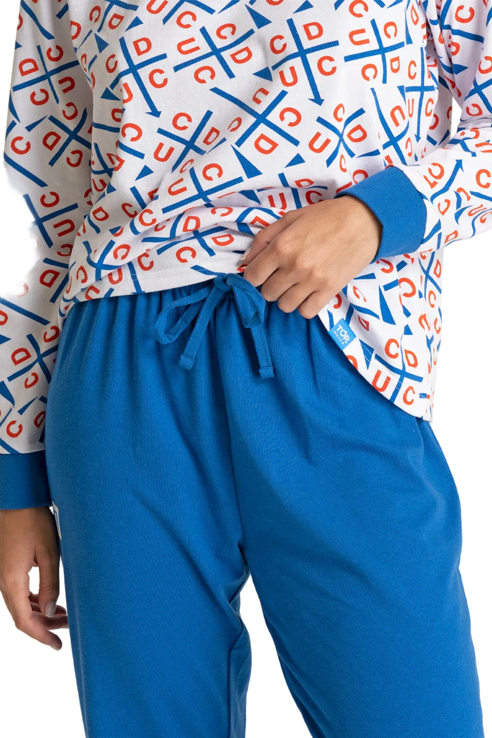 Pijama insignia CDUC pantalón azul mujer